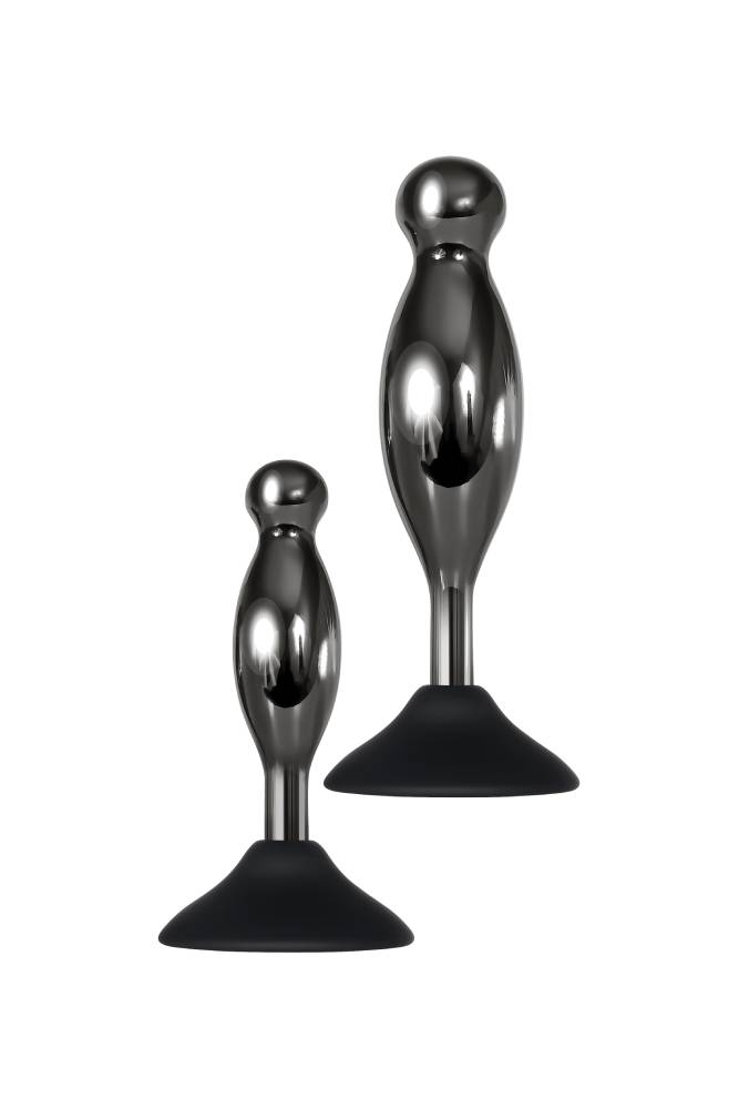 Evolved - Joy Sticks Butt Plug Set - Black - Stag Shop