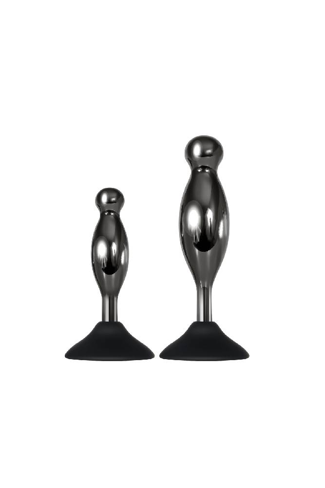 Evolved - Joy Sticks Butt Plug Set - Black - Stag Shop