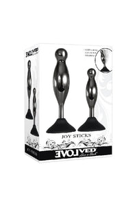 Thumbnail for Evolved - Joy Sticks Butt Plug Set - Black - Stag Shop