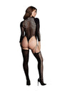 Shots Toys - Le Désir - SHA010 - Kalyke Bodystocking - Black - OS - Stag Shop