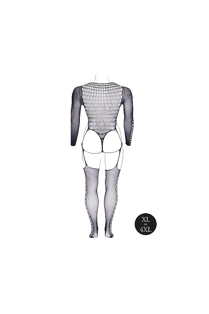 Shots Toys - Le Désir - SHA010 - Kalyke Bodystocking - Black - OS/XL - Stag Shop