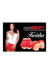 Cousins Group - Keisha Grey Mini Skirt Pussy & Ass Masturbator - Beige - Stag Shop