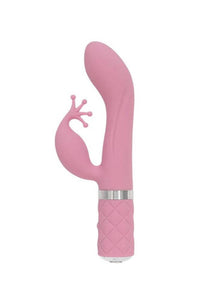 Thumbnail for Pillow Talk - Kinky Dual Rechargeable Vibrator - Pink - Stag Shop