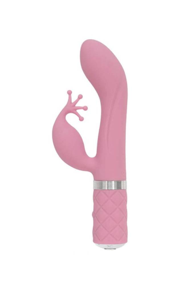 Pillow Talk - Kinky Dual Rechargeable Vibrator - Pink - Stag Shop