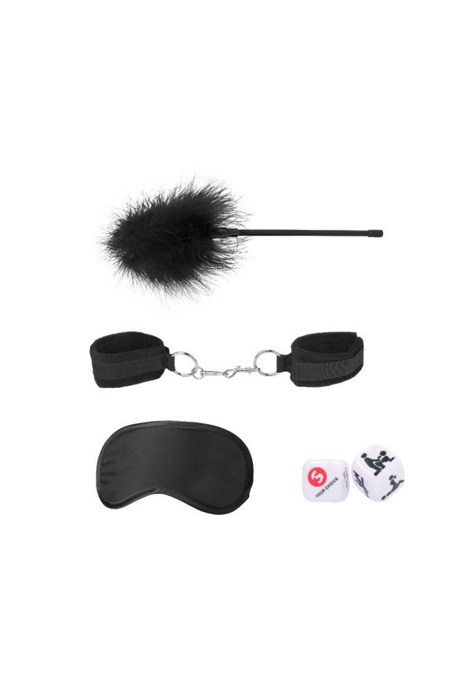 Ouch by Shots Toys - Introductory Bondage Kit #2 - Black - Stag Shop