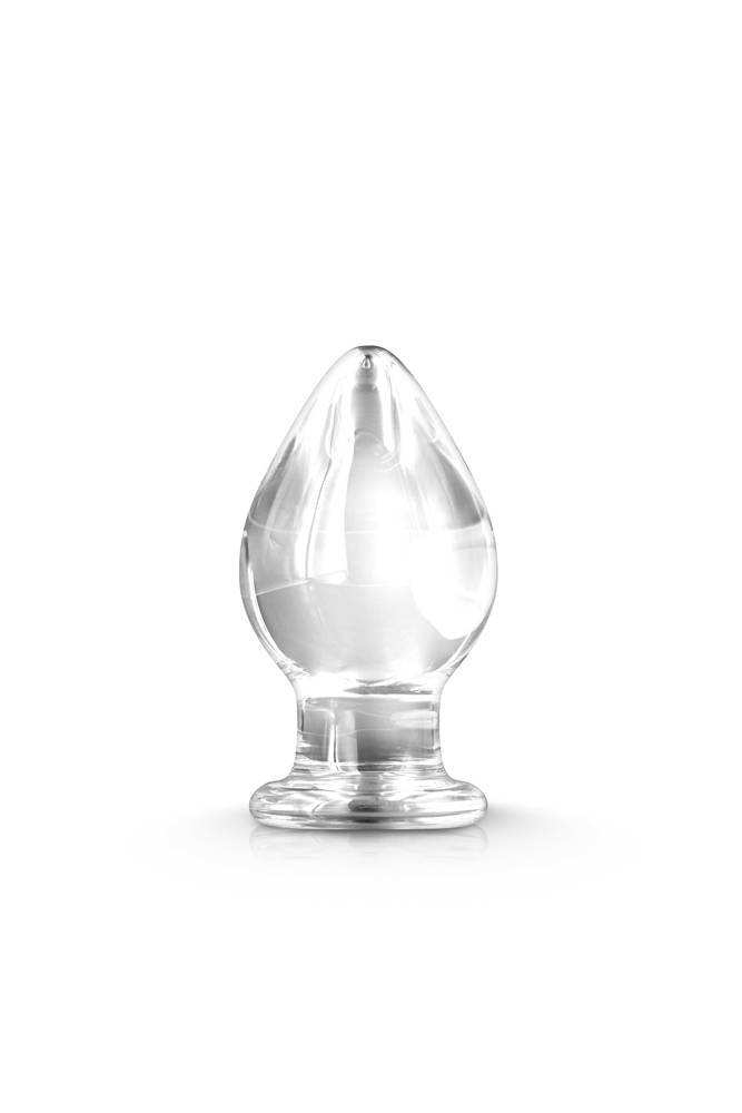 NS Novelties - Renegade - Knight - Large Glass Butt Plug - Clear - Stag Shop