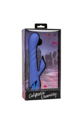 Cal Exotics - California Dreaming - L.A. Love Thrusting Rabbit Vibrator with Suction - Blue - Stag Shop