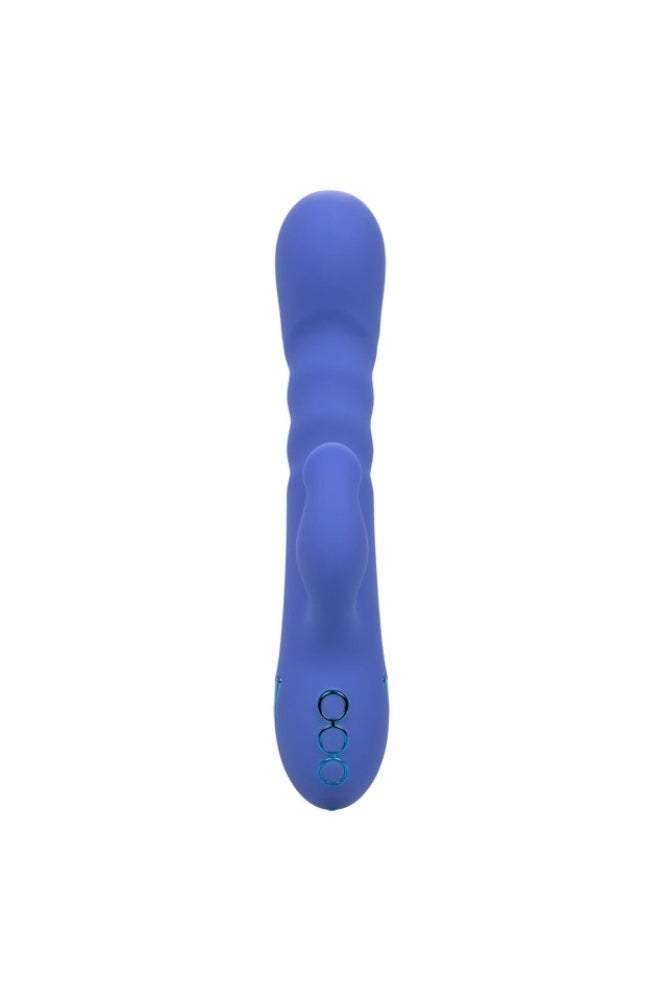Cal Exotics - California Dreaming - L.A. Love Thrusting Rabbit Vibrator with Suction - Blue - Stag Shop