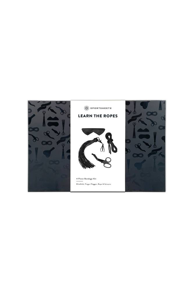 Sportsheets - Learn the Ropes Bondage Kit - Black - Stag Shop