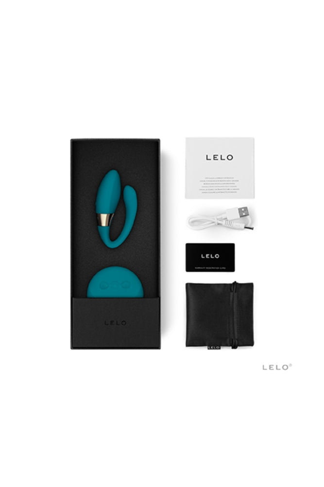 Lelo - Tiani Duo Remote Controlled Couples Vibrator - Blue - Stag Shop