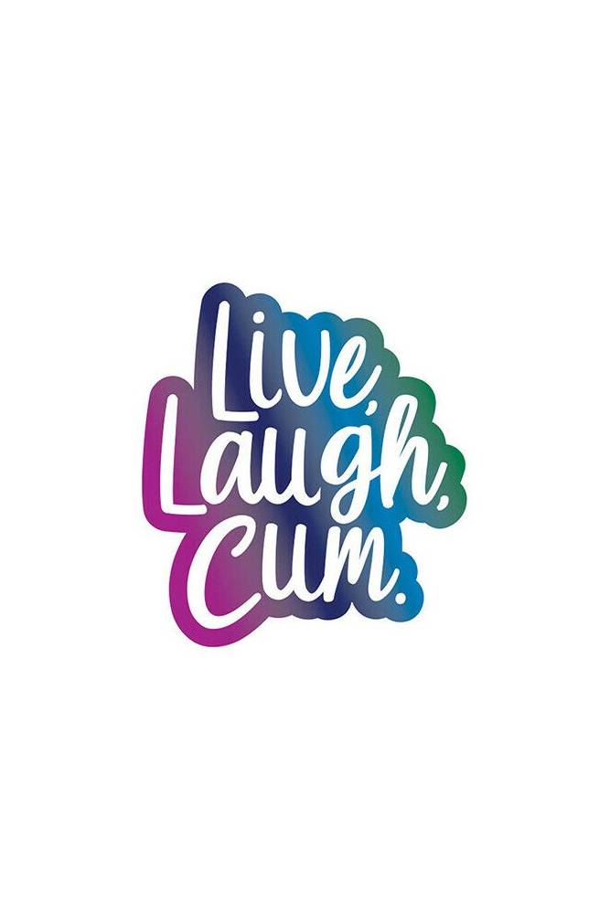 Wood Rocket - Live Laugh Cum Enamel Pin - Stag Shop
