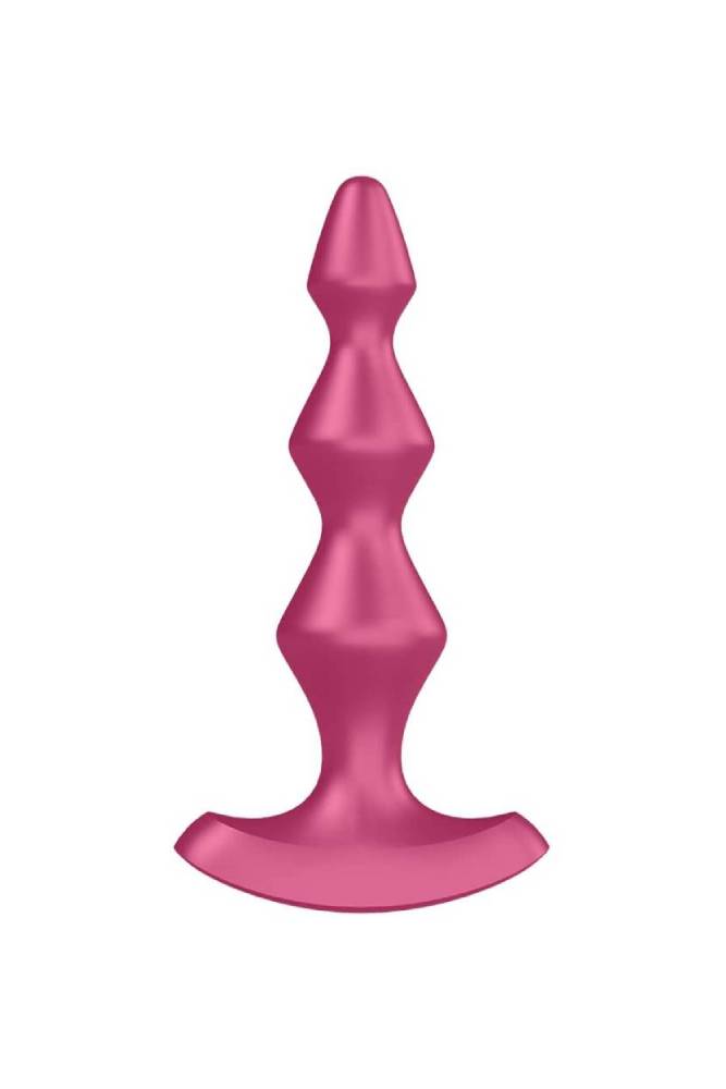 Satisfyer - Lolli 1 - Vibrating Anal Plug - Pink - Stag Shop