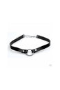 XR Brands - Master Series - Lush Pet Silver Ring Slim Collar - Black - Stag Shop