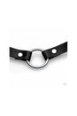 XR Brands - Master Series - Lush Pet Silver Ring Slim Collar - Black - Stag Shop