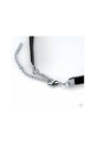 XR Brands - Master Series - Lush Pet Silver Ring Slim Collar - Black - Stag Shop