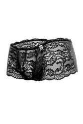 MaleBasics - Lace Boy Short - Black - Stag Shop