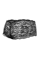 MaleBasics - Lace Boy Short - Black - Stag Shop