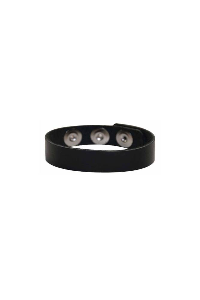 Ego Driven - Leather Cock Ring - Black - Stag Shop
