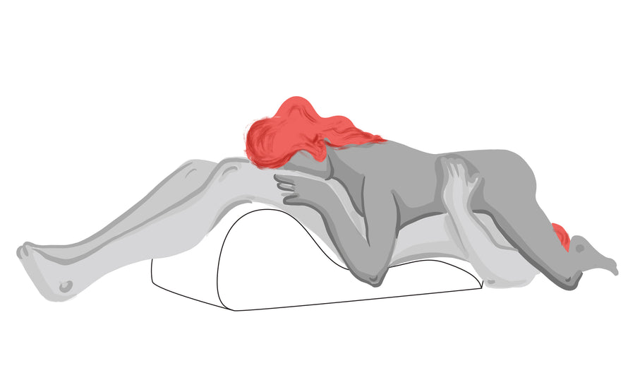 Liberator - Hipster Curved Position Aid - Black - Stag Shop