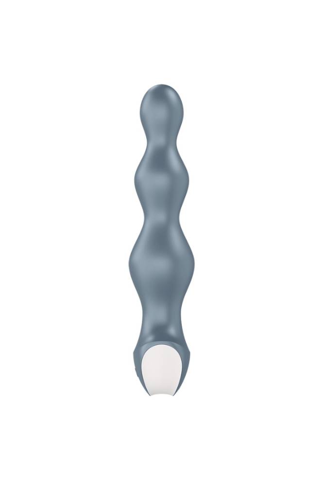 Satisfyer - Lolli 2 - Vibrating Anal Plug - Grey - Stag Shop
