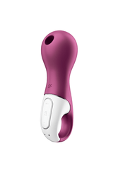 Satisfyer - Lucky Libra Air Pulse Stimulator with Vibration - Purple - Stag Shop