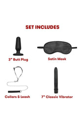 Electric Eel - Lux Fetish - Everything You Need BDSM In-A-Box 20PC Bedspreaders Set - Stag Shop