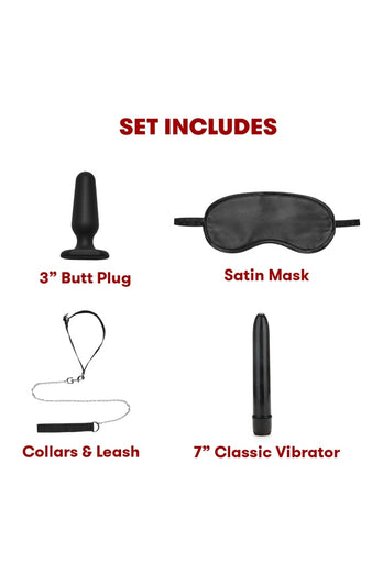 Electric Eel - Lux Fetish - Everything You Need BDSM In-A-Box 20PC Bedspreaders Set - Stag Shop