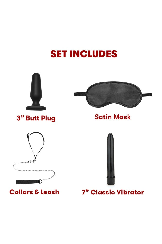Electric Eel - Lux Fetish - Everything You Need BDSM In-A-Box 20PC Bedspreaders Set - Stag Shop