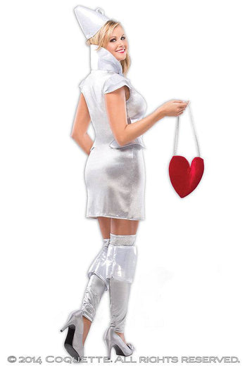 Coquette - M6175 - Sin In Tin Costume - Silver - Stag Shop