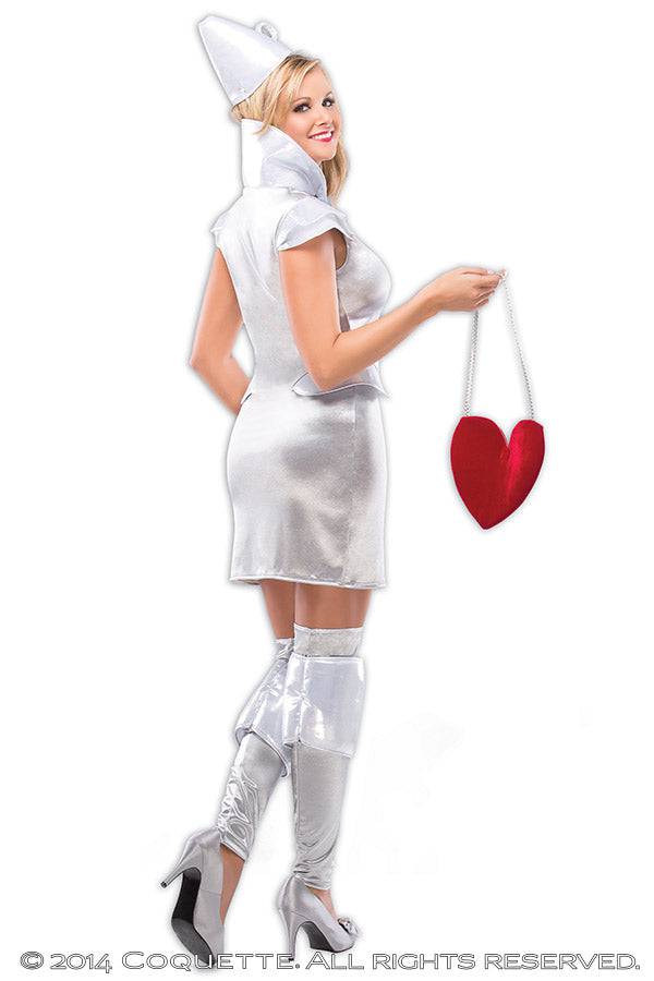 Coquette - M6175 - Sin In Tin Costume - Silver - Stag Shop