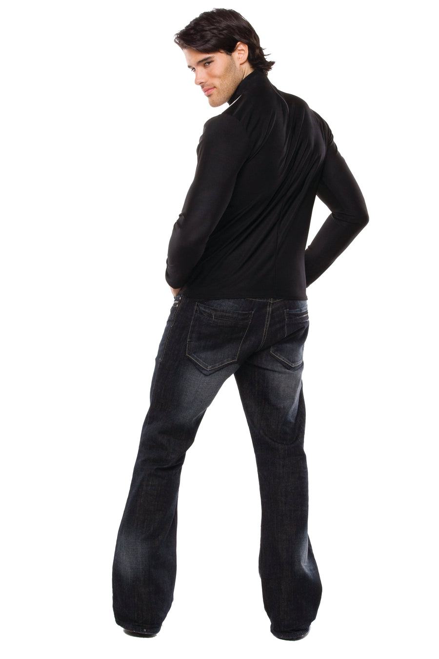 Coquette - M6527 - Sexy Priest Shirt Costume - Black/White - L/XL - Stag Shop