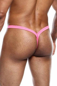 Thumbnail for MaleBasics - Y Buns Thong - Hot Pink - Stag Shop