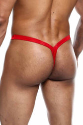 MaleBasics - Y Buns Thong - Red - Stag Shop