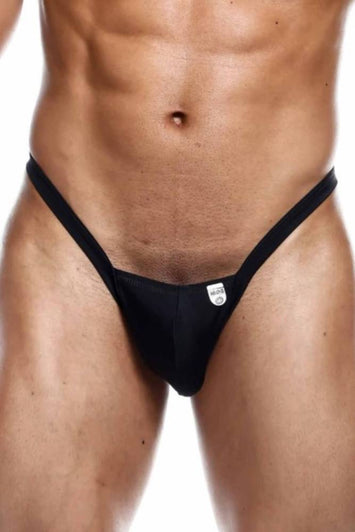 MaleBasics - Y Buns Thong - Black - Stag Shop