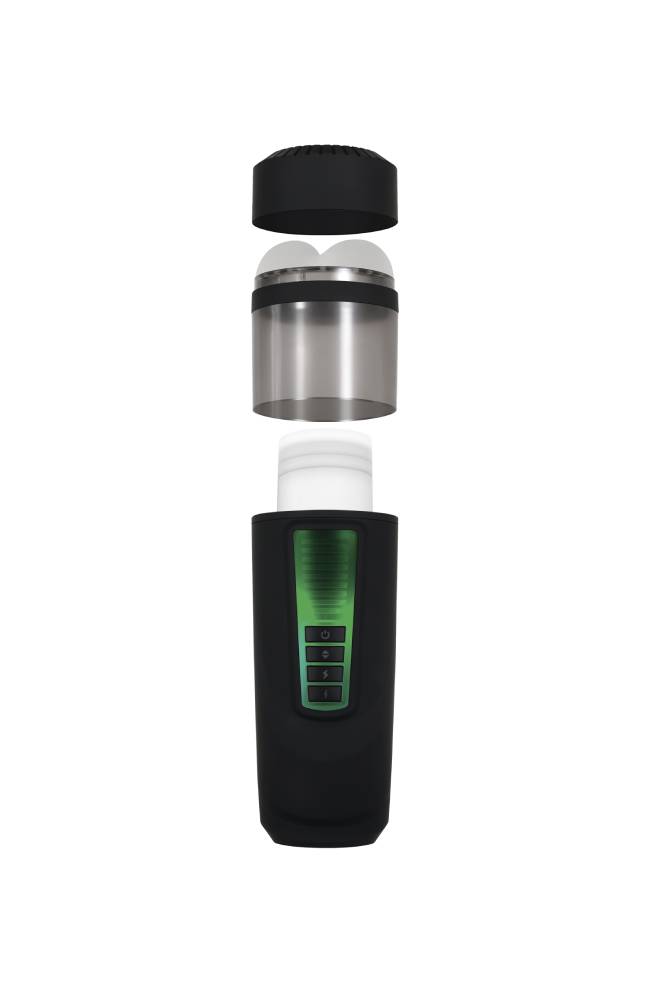 Evolved - Gender X - Message in a Bottle Spinning & Thrusting Stroker - Black - Stag Shop