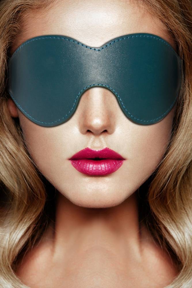 Ouch by Shots Toys - Halo - Eye Mask - Green - Stag Shop