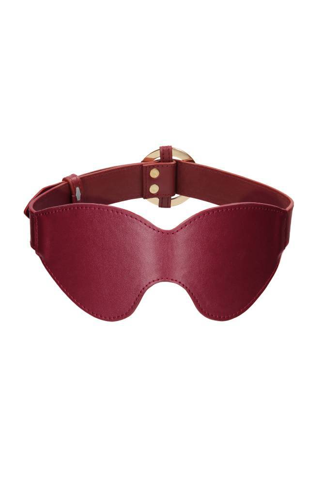Ouch by Shots Toys - Halo - Eye Mask - Burgundy - Stag Shop