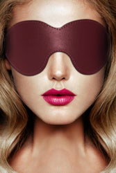 Ouch by Shots Toys - Halo - Eye Mask - Burgundy - Stag Shop