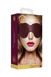 Ouch by Shots Toys - Halo - Eye Mask - Burgundy - Stag Shop