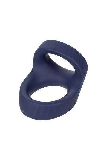 Cal Exotics - Viceroy -  Max Dual Silicone Cock Ring - Blue - Stag Shop