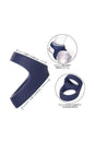Cal Exotics - Viceroy -  Max Dual Silicone Cock Ring - Blue - Stag Shop