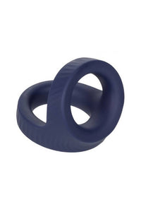 Thumbnail for Cal Exotics - Viceroy -  Max Dual Silicone Cock Ring - Blue - Stag Shop