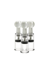 XR Brands - Size Matters - Max Twist Clit and Nipple Triple Sucker Set - Stag Shop