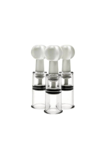 XR Brands - Size Matters - Max Twist Clit and Nipple Triple Sucker Set - Stag Shop