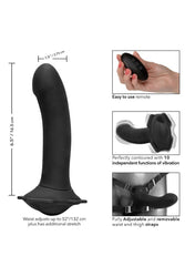Cal Exotics - Her Royal Harness - ME2 Remote Controlled Rumbler - Black - Stag Shop