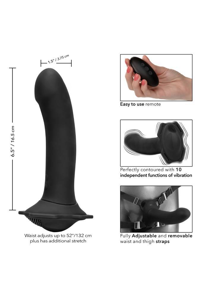 Cal Exotics - Her Royal Harness - ME2 Remote Controlled Rumbler - Black - Stag Shop