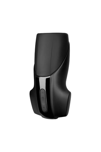 Satisfyer - Men's Vibrating Masturbator - Black - Stag Shop