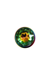 Evolved - Rainbow Metal Butt Plug - Small - Stag Shop