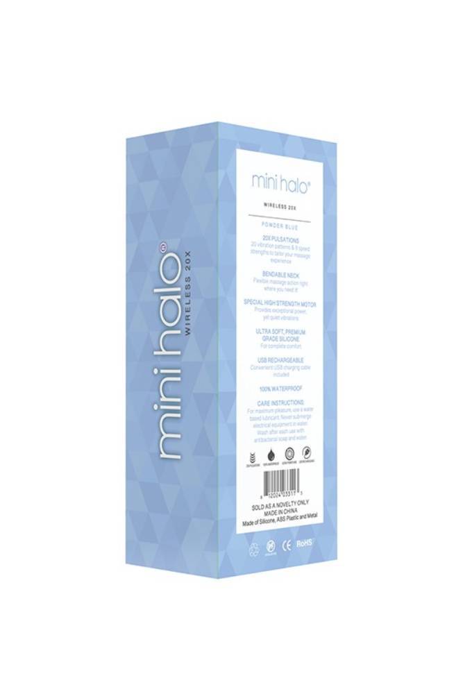 Shibari - Mini Halo Wireless Vibrator - Powder Blue - Stag Shop