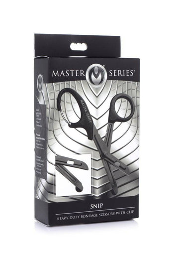 XR Brands - Master Series - Snip - Heavy Duty Bondage Scissors with Clip - Stag Shop